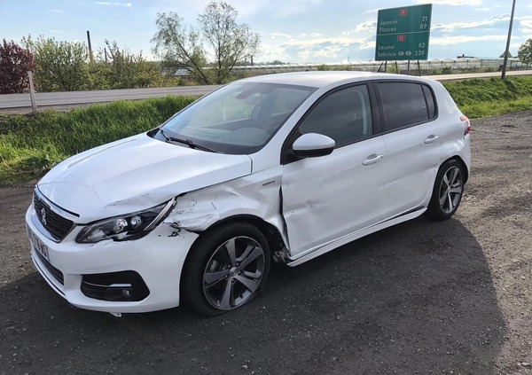Peugeot 308 cena 34900 przebieg: 71000, rok produkcji 2019 z Kleczew małe 92